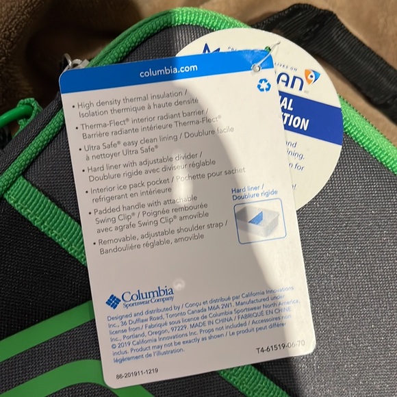 Brand new unisex lunch box Columbia - Picture 8 of 8